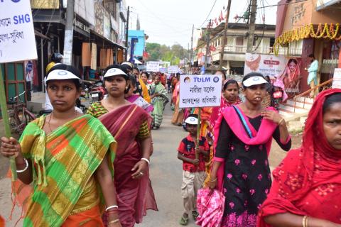 Rally at Sonamura Nagar Panchayat
