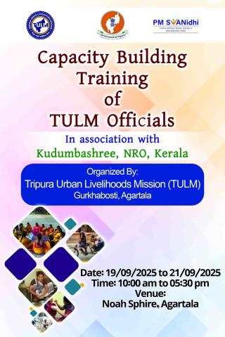 3 days Capacity Building Training of TULM Officials